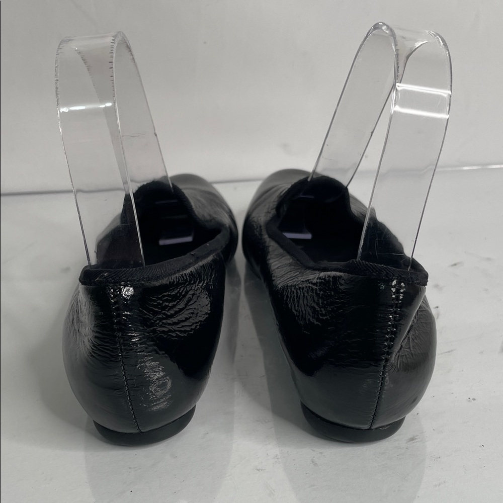 Munro Shiny Black Leather Loafers - Picture 4 of 8